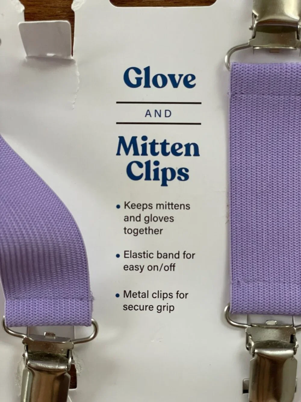 Grand Sierra Glove and Mitten Clips, purple